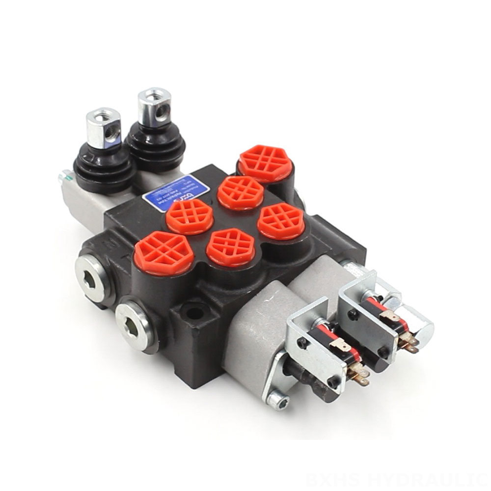 P40 Micro Switch Manuell 2 Steuerkolben Monoblock-Wegeventil image